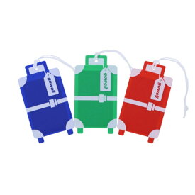 ゴーウェル｜GOWELL スーツケース型ネームタグ3P(GW-2904)