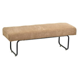 B.Bファニシング｜B.B FURNISHING NOVEMBER　ベンチ　コーデュロイブラウン　NVS-BCBR NOVEMBER【キャンセル・返品不可】 【メーカー直送・代金引換不可・時間指定・返品不可】