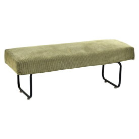 B.Bファニシング｜B.B FURNISHING NOVEMBER　ベンチ　コーデュロイグリーン　NVS-BCGR NOVEMBER【キャンセル・返品不可】 【メーカー直送・代金引換不可・時間指定・返品不可】