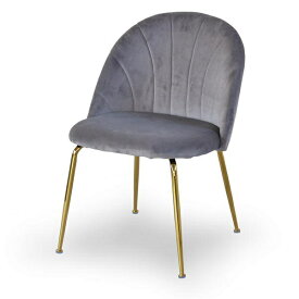 B.Bファニシング｜B.B FURNISHING マーメイドチェアー　グレー　ONDC-0048GRY【キャンセル・返品不可】 【メーカー直送・代金引換不可・時間指定・返品不可】