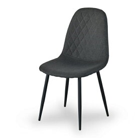 B.Bファニシング｜B.B FURNISHING ダイヤステッチチェアー　ダークグレー　ONDC-0050DGY【北海道・沖縄・離島配送不可】 【メーカー直送・代金引換不可・時間指定・返品不可】