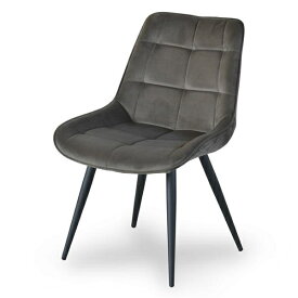 B.Bファニシング｜B.B FURNISHING ボックスステッチチェアー　ダークグレー　ONDC-0051DGY【キャンセル・返品不可】 【メーカー直送・代金引換不可・時間指定・返品不可】