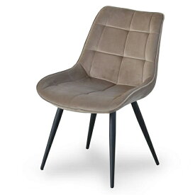 B.Bファニシング｜B.B FURNISHING ボックスステッチチェアー　ライトグレー　ONDC-0051LGY【キャンセル・返品不可】 【メーカー直送・代金引換不可・時間指定・返品不可】