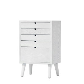 B.Bファニシング｜B.B FURNISHING 多段チェスト　5段タイプ　ホワイト　ONCH-0043WHT【キャンセル・返品不可】 【メーカー直送・代金引換不可・時間指定・返品不可】