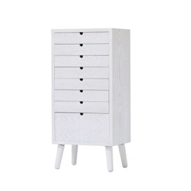 B.Bファニシング｜B.B FURNISHING 多段チェスト　8段タイプ　ホワイト　ONCH-0044WHT【キャンセル・返品不可】 【メーカー直送・代金引換不可・時間指定・返品不可】
