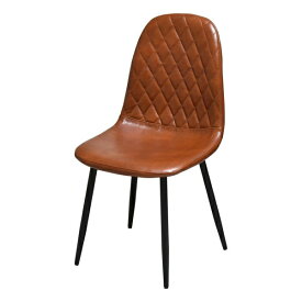 B.Bファニシング｜B.B FURNISHING ダイヤステッチチェアー　キャラメルブラウン　ONDC-0050LCB【キャンセル・返品不可】 【メーカー直送・代金引換不可・時間指定・返品不可】
