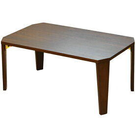 B.Bファニシング｜B.B FURNISHING メラミン　折りたたみテーブル　ブラウン　ONFT-0071BRN 【メーカー直送・代金引換不可・時間指定・返品不可】