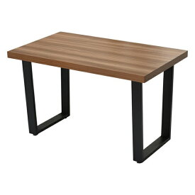 B.Bファニシング｜B.B FURNISHING メラミンダイニングテーブル　120幅　台形脚　ライトブラウン　ONDT-0055LBN【北海道・沖縄・離島配送不可】 【メーカー直送・代金引換不可・時間指定・返品不可】