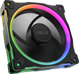 ASUS｜エイスース ケースファン [120mm /1600RPM] (リバースブレード) Prime MR120 ARGB Reverse Fan Single ブラック MR120/REVERSE/ARGB/FAN/BLACK