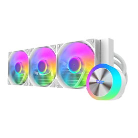 【2025年07月25日発売】 darkFlash｜ダークフラッシュ 水冷CPUクーラー 360mmファン x1 [LGA1851/1700・AM5/AM4] DG360 ホワイト DG360ARGB-WHITE ホワイト DG360ARGB-WHITE