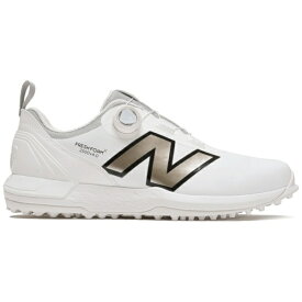 ニューバランス｜New Balance ゴルフシューズ Fresh Foam X 2500 v4 BOA White with gold UGS2500D [メンズ /26.5cm /幅:D]【返品交換不可】