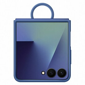 【2025年08月01日発売】 Samsung｜サムスン Galaxy Z Flip7 Ring Case (Silicone)/Blue