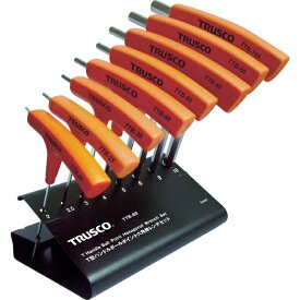 トラスコ中山｜TRUSCO NAKAYAMA T型ハンドルボールポイント六角棒レンチセット　8本組　TTB8S