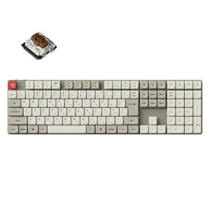 KeychronbL[N L[{[h K5 Max White LED() gJ[ K5M-K3Z-JIS [LECX /BluetoothEUSB]