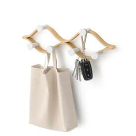 UMBRA｜アンブラ モンタージュフック 6連 ホワイト/ナチュラル ホワイト/ナチュラル 21021053668