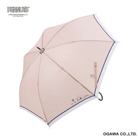 小川｜Ogawa 長傘 スヌーピー ピーナッツ ピンク 25OPC-SN-2 [雨傘 /レディース /60cm]
