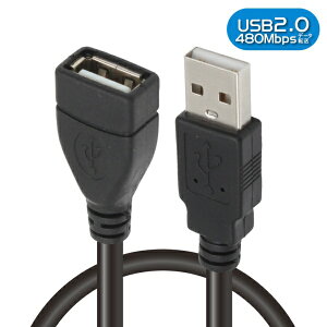 {gXgeNmW[bJTT USB-AP[u [USB-A IXX USB-A /1m /[d /] /USB2.0] ubN JTUSB2EX1M-BK