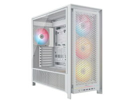 CORSAIR｜コルセア PCケース [ATX /Micro ATX /Extended ATX /Mini-ITX] FRAME 5000D RS ARGB ホワイト CC-9011310-WW