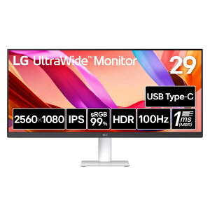 LGbGW[ USB-CΉ PCj^[ LG UltraWide Monitor 29U531A-W [29^ /UltraWide FHD(2560×1080j /Ch /100Hz]