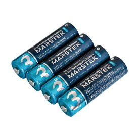 MARSTEK 単3形 リチウムイオン充電池 [USB充電タイプ/4本] ブラック MS5070C(4P) [4本]