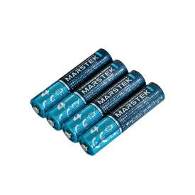 MARSTEK 単4形 リチウムイオン充電池 [USB充電タイプ/4本] ブラック MS7018C(4P) [4本]