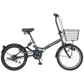 【エントリーで最大2万ポイント当たる｜4/23まで】 チャクル｜CHACLE 折りたたみ自転車 ベルヴェデール Belvedere マットカーキ FDW-CC206BDRSW [外装6段 /20インチ]【キャンセル・返品不可】 【代金引換配送不可】