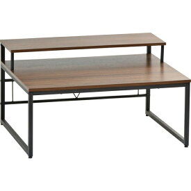 B.Bファニシング｜B.B FURNISHING メラミン　ローデスク　ブラウン　ONDK0108MEBRN【キャンセル・返品不可】 【メーカー直送・代金引換不可・時間指定・返品不可】