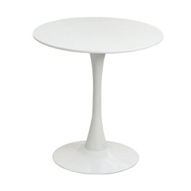 B.Bファニシング｜B.B FURNISHING ラウンドテーブル　直径70　ホワイト　ONDT0121TOWHT 【メーカー直送・代金引換不可・時間指定・返品不可】