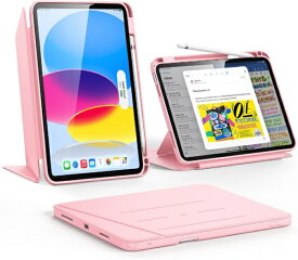 イーエスアール｜ESR 11インチ iPad（A16）、10.9インチ iPad（第10世代）用 Flipマグネットケース ピンク 1B21200303