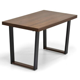 B.Bファニシング｜B.B FURNISHING Nid　ダイニングテーブル　幅120　ブラウン　NIDT0211MOBRN NID 【メーカー直送・代金引換不可・時間指定・返品不可】