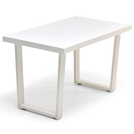 B.Bファニシング｜B.B FURNISHING Nid　ダイニングテーブル　幅120　ホワイト　NIDT0211MOWHT NID 【メーカー直送・代金引換不可・時間指定・返品不可】