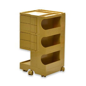 B.Bファニシング｜B.B FURNISHING REP　4ドロワーワゴン　ダークイエロー　RELS0219PLDYL REP【キャンセル・返品不可】 【メーカー直送・代金引換不可・時間指定・返品不可】