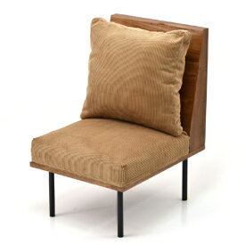 B.Bファニシング｜B.B FURNISHING infinite　一人掛けソファー　コーデュロイブラウン　IFSE0315COBRN infinite 【メーカー直送・代金引換不可・時間指定・返品不可】