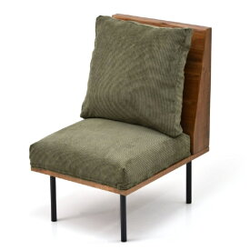 B.Bファニシング｜B.B FURNISHING infinite　一人掛けソファー　コーデュロイグリーン　IFSE0315COGRN infinite 【メーカー直送・代金引換不可・時間指定・返品不可】