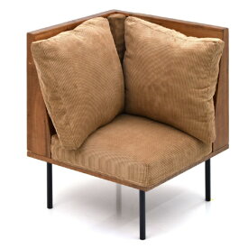 B.Bファニシング｜B.B FURNISHING infinite　L型角ソファー　コーデュロイブラウン　IFSE0316COBRN infinite 【メーカー直送・代金引換不可・時間指定・返品不可】