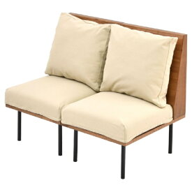 B.Bファニシング｜B.B FURNISHING infinite　二人掛けソファー　キャンバスベージュ　IFSE0321CABEG infinite 【メーカー直送・代金引換不可・時間指定・返品不可】