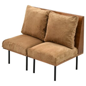 B.Bファニシング｜B.B FURNISHING infinite　二人掛けソファー　コーデュロイブラウン　IFSE0321COBRN infinite 【メーカー直送・代金引換不可・時間指定・返品不可】
