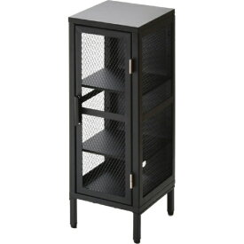 B.Bファニシング｜B.B FURNISHING BURUCK　スリムメッシュキャビネット　3段　ブラック　BRLS0328KIBLK BURUCK 【メーカー直送・代金引換不可・時間指定・返品不可】