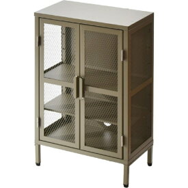 B.Bファニシング｜B.B FURNISHING BURUCK　ワイドメッシュキャビネット　3段　カーキ　BRLS0330KIKHK BURUCK 【メーカー直送・代金引換不可・時間指定・返品不可】