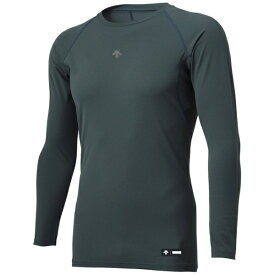 デサント｜DESCENTE 子供用 ジュニア丸首長袖アンダーシャツ グリーン DB5SUD20J [ジュニア /160サイズ]