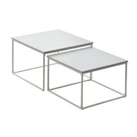 B.Bファニシング｜B.B FURNISHING Noko　ネストテーブル　ライトグレー　NKTB0269MOLGY Noko 【メーカー直送・代金引換不可・時間指定・返品不可】