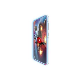 ELECOM｜エレコム Galaxy A36 5G ( SC-54F ) ガラスフィルム 画面内指紋認証対応 高透明 光反射軽減 ブルーライトカット 強化ガラス 表面硬度10H 指紋防止 気泡防止 飛散防止 透明 PM-G254FLGARBL