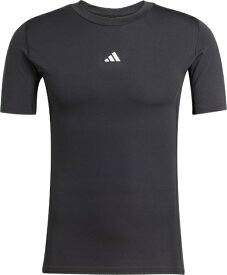 アディダス｜adidas adidas(アディダス) メンズ テックフィット 半袖Tシャツ ブラック J/S KSC60