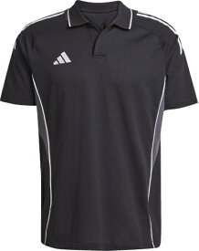アディダス｜adidas ボーイズ ティロ 25 コンペティション ポロシャツ ブラック×ホワイト JZN74 [ボーイズ /4XLサイズ]