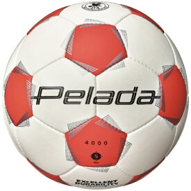 モルテン｜molten サッカーボール ペレーダ4000 5号 ホワイト×蛍光オレンジ F5K4000-WO
