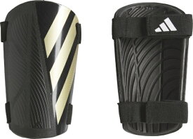 アディダス｜adidas 男女兼用 ティロ トレーニング シンガード Mサイズ ブラック×ゴールドメタリック×ホワイト KNR89
