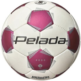 モルテン｜molten サッカーボール ペレーダ4000 5号 ホワイト×マジェンタピンク F5K4000-WM