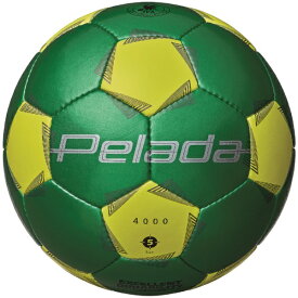 モルテン｜molten サッカーボール ペレーダ4000 5号 メタリックグリーン×ライトイエロー F5K4000-GY