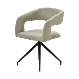 B.Bファニシング｜B.B FURNISHING ラウンドチェア　Brucke　ベージュ　ONCH0282FABEG【キャンセル・返品不可】 【メーカー直送・代金引換不可・時間指定・返品不可】