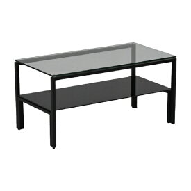 B.Bファニシング｜B.B FURNISHING ガラスセンターテーブル Arca　ブラック　ONTB0293GLBLK 【メーカー直送・代金引換不可・時間指定・返品不可】